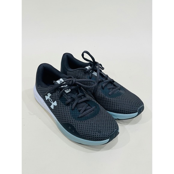Under Armour Charged Pursuit 3 Running Shoes Womens Size 9 Gray Sneakers - Picture 1 of 4